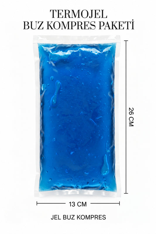 Kompres Jel Buz Paketi - Büyük Boy (26cm x 13cm)